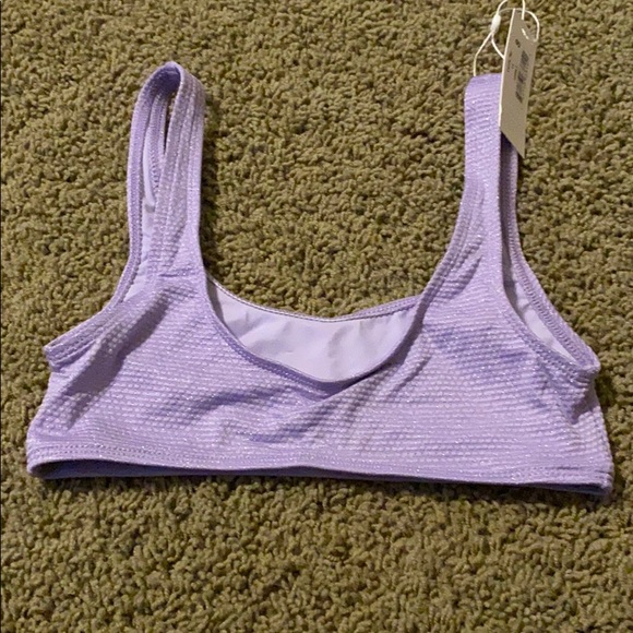 NWT Frankie’s bikini Cecilia top size small Lilac - Picture 3 of 3